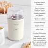 image:imageMarthaStewart ElectricCoffee amp Spice GrinderDual 25oz RemovableBowls StorageLidsStainless Steel BladesOne Touch Pulse Control2in1CompactBeans amp Spices Herbsamp Nuts Linen CreamLinen Cream